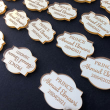 Load image into Gallery viewer, Engraved Deco Cut Favour Plaque