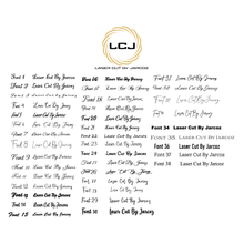 Load image into Gallery viewer, Layered Round Name Key Chain