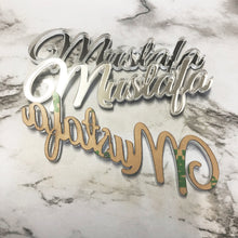 Load image into Gallery viewer, Cut-Out Favour Name Plaque