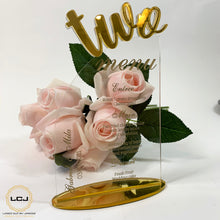 Load image into Gallery viewer, Cut Out Combined Menu & Table Number