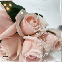 Load image into Gallery viewer, Cut Out Combined Menu & Table Number