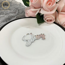 Load image into Gallery viewer, Engraved Cut out Place Cards