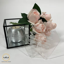 Load image into Gallery viewer, Classic Clear Hexagon Wedding Invitation