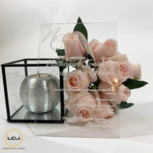 Load image into Gallery viewer, Classic Clear Rectangle Wedding Invitation