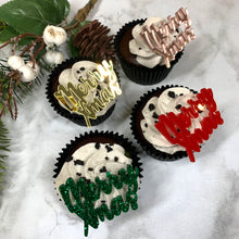 Load image into Gallery viewer, Merry Xmas Cut Out Plaque (pk 6 or 12)