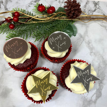 Load image into Gallery viewer, Merry Xmas Engraved plaque (pk 6 or 12)