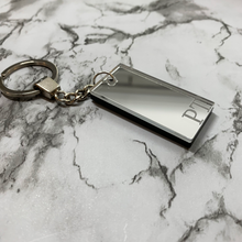 Load image into Gallery viewer, Rectangle Mirror Key Chain