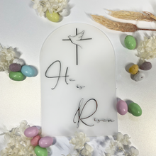 Load image into Gallery viewer, 'He is Risen' decorative plaque
