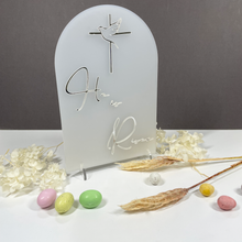 Load image into Gallery viewer, 'He is Risen' decorative plaque
