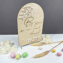 Load image into Gallery viewer, 'By Grace we are saved through Faith' Decorative Plaque
