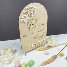 Load image into Gallery viewer, 'By Grace we are saved through Faith' Decorative Plaque
