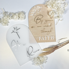 Load image into Gallery viewer, 'By Grace we are saved through Faith' Decorative Plaque
