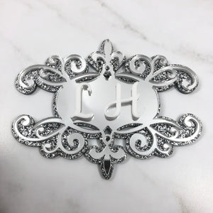 Victorian Style Triple Layered Wedding Cake Plaque