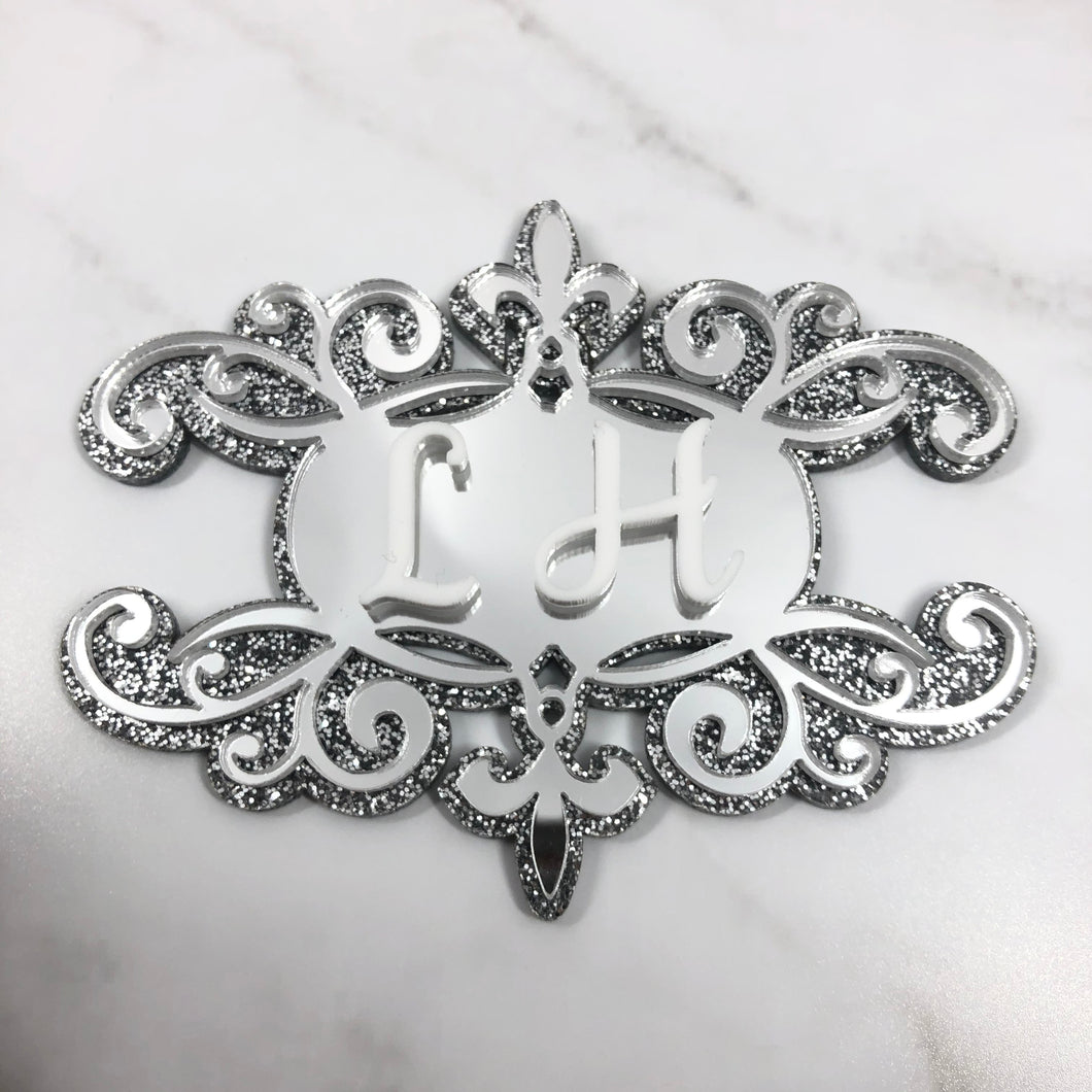 Victorian Style Triple Layered Wedding Cake Plaque